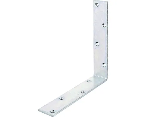 Colțar metalic perforat Alberts 200x200x40x5 mm, oțel zincat buc