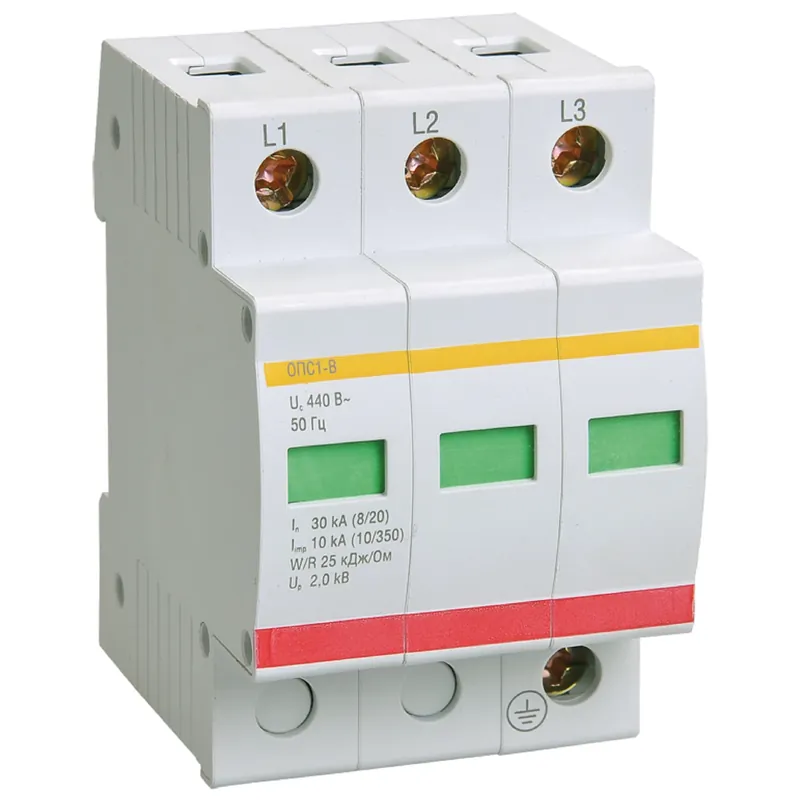 Descarcator la supratensiuni IEK OPS1-B, 3 poli, 30kA buc