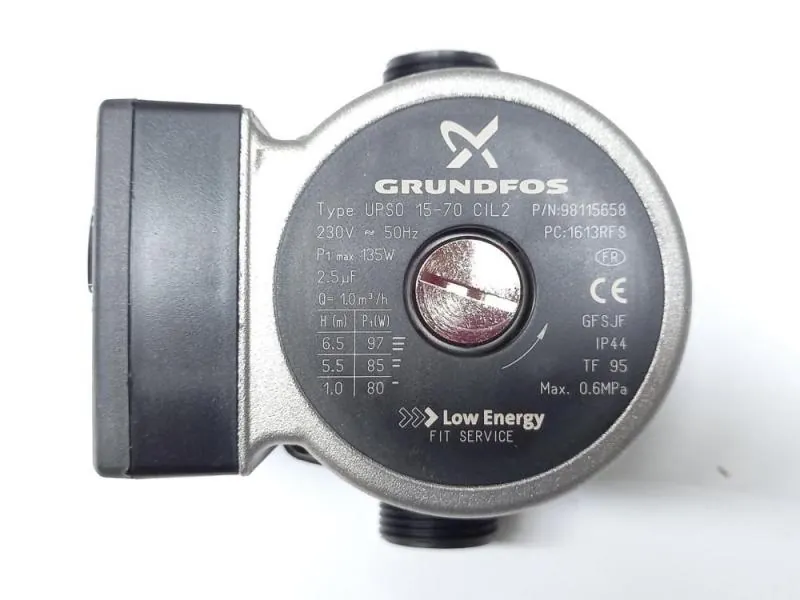 Pompa circulatie ON-OFF, Riello, GRUNDFOS UPSO 15-70 CIL2, pentru RESIDENCE CONDENS 50 IS