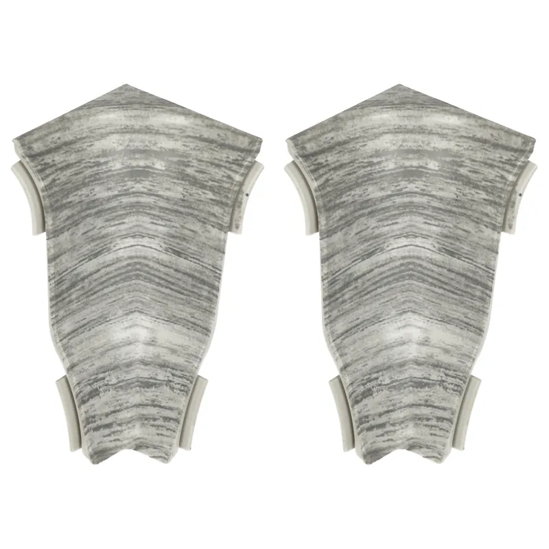 Set colt interior plinta parchet Korner Perfecta 62, stejar Calisto 221, PVC, 62 x 23 mm, 2 bucati/set 2buc
