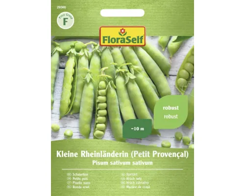 Semințe legume FloraSelf mazăre dulce Kleine Rheinlande buc