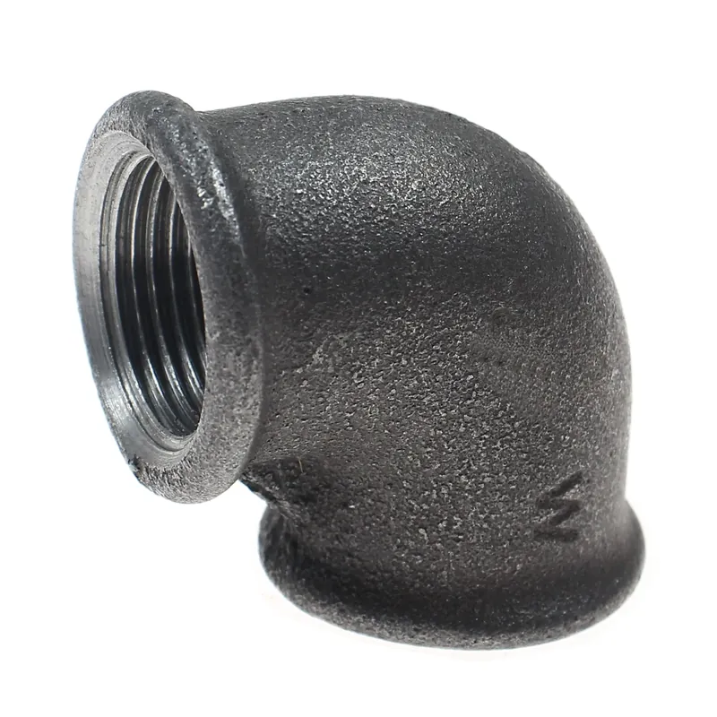 Cot fonta neagra, FI - FI, 3/4", 90 grade buc