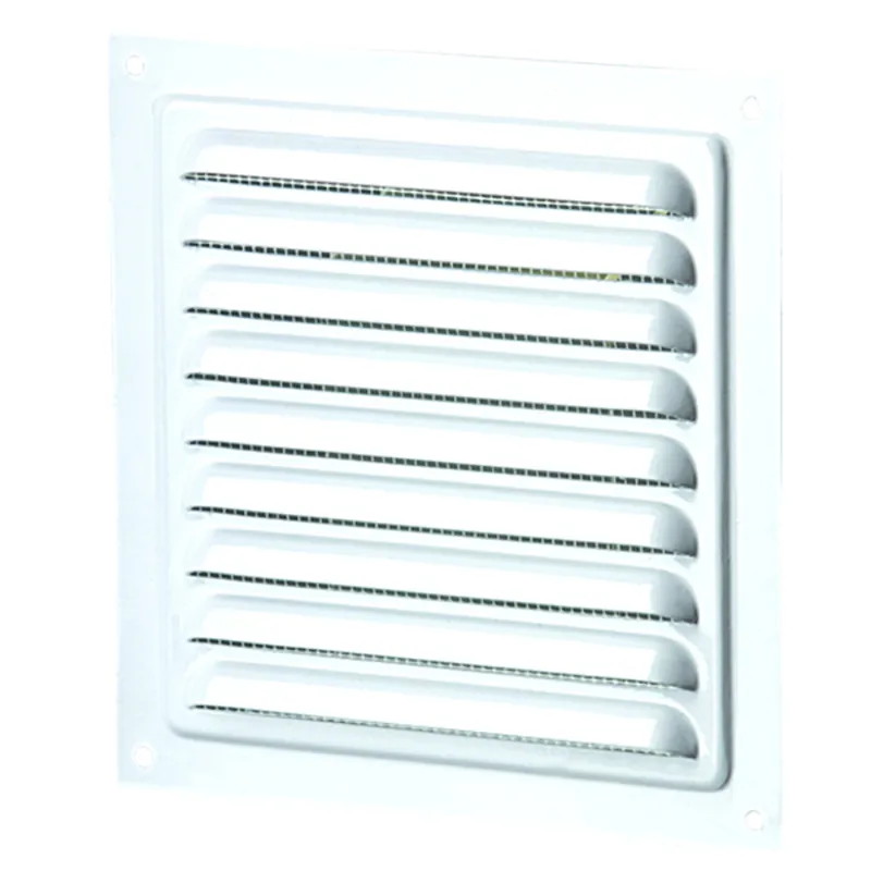Grila metalica Vents, otel, alb, 300 x 300 mm
