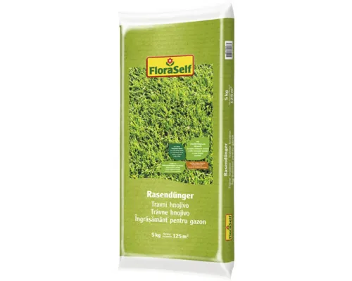 Îngrășământ gazon FloraSelf 5 kg 125 m² buc