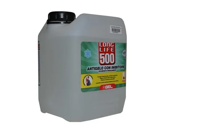 ANTIGEL CONCENTRAT CU INHIBITOR COROZIUNE-DEPUNERI 'GEL LONGLIFE 500' IN SIS.INCALZ.,ATOXIC,5L