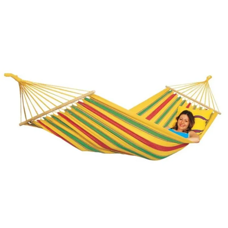 Hamac cu bare din lemn, Aruba Vanilla EL-1072000, 210 x 120 cm buc