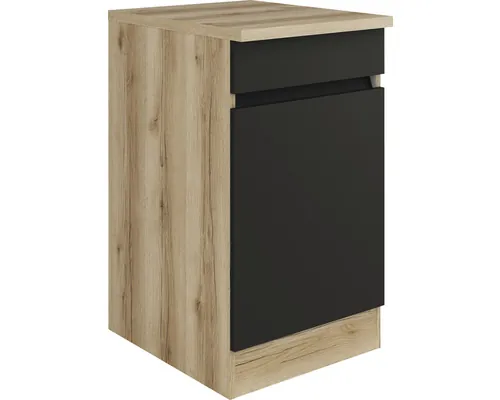 Mască chiuvetă bucătărie Optifit Noah420, 50 cm, antracit buc