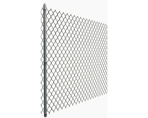 Plasă gard împletită zincată 1,2x10 m 1,9 mm argintiu buc