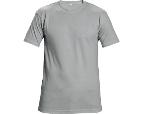 Tricou la baza gâtului Cerva Garai din bumbac gri, mărimea 2XL buc