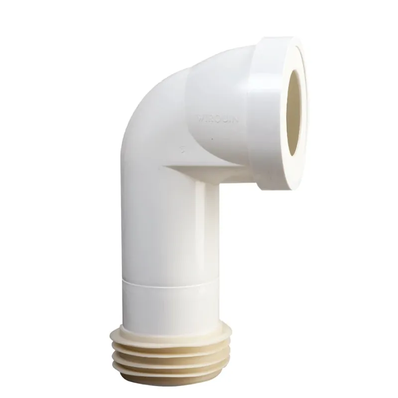 Racord WC rigid, curbat, cu manson, Wirquin 71240001