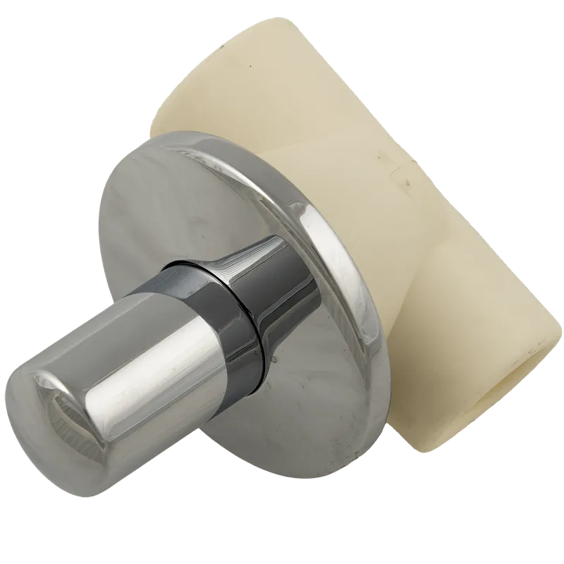 Robinet de concesie PPR Vesbo, cu ventil, alb, 25 mm