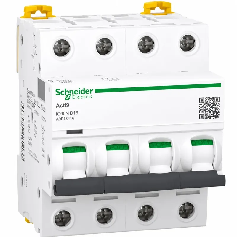 Siguranta automata modulara Schneider Electric iC60N A9F75440, 4P, 40 A, curba D buc