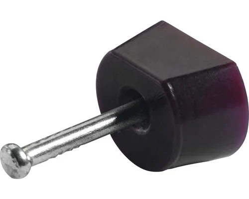 Suport poliță cu cui Hettich Ø14,5x7,5 mm, plastic maro, pachet 100 bucăți pac