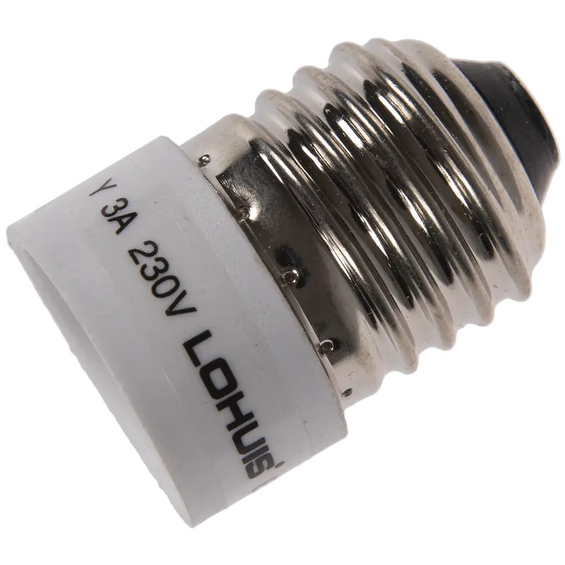 Adaptor dulie E27 – E14 Lohuis Hepol, plastic