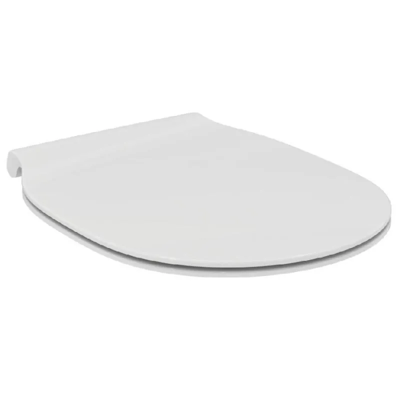 Capac vas wc, Ideal Standard, Connect Air, slim, duroplast, alb, 36.5x44.5x2.5cm