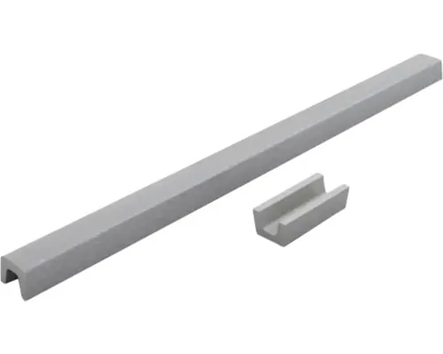 Prag cabină duș drept din granixit 140 cm City Grey buc
