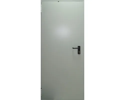 Ușă metalică simplă multifuncțională rezistentă la foc/antifoc EI60/60 minute 100x205 cm deschidere dreapta/stânga buc