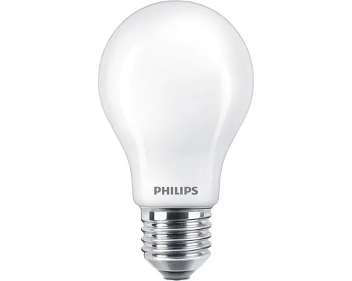 Bec LED variabil Philips E27 5,9W 806 lumeni, glob mat A60, lumină caldă buc