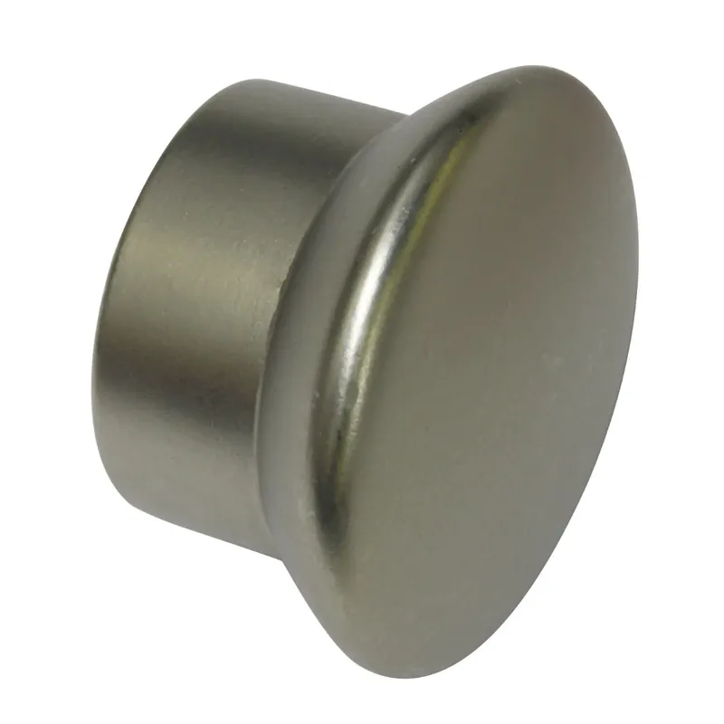 Capac lateral galerie, 30020, argintiu satin, 19 mm punga