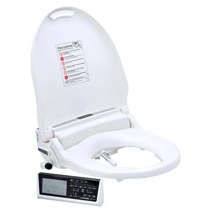 Capac WC cu functie bideu, Waco HDB - 1500 R, electric, alb, telecomanda, autocuratare, autodiagnoza, memorie, functie de masaj, dezodorizare, economisire energie, setari copii, 3 functii de spalare buc
