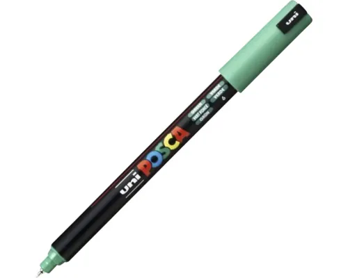 Marker universal Posca PC-1MR verde, vârf extra fin 0,7 mm buc