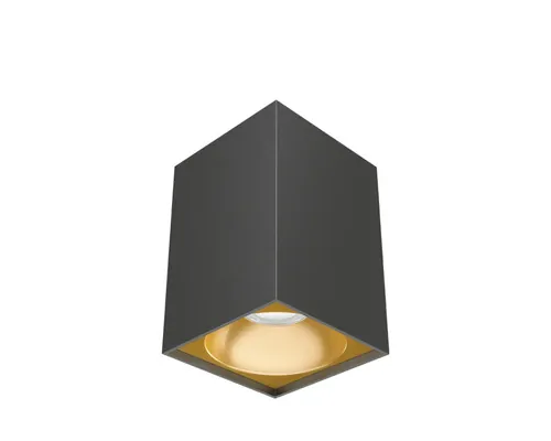 Spot aplicat Braytron GU10 max. 1x35W 140x97mm, auriu/negru buc