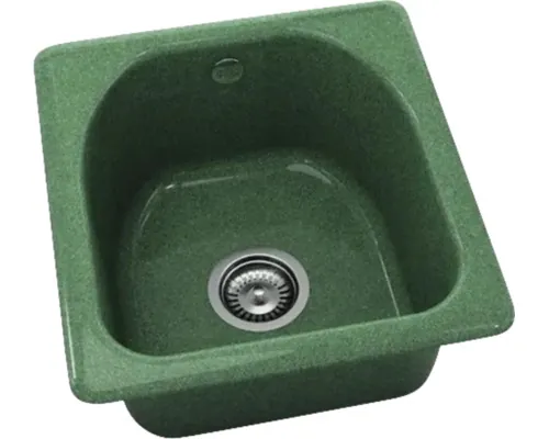 Chiuvetă bucătărie granixit 1 cuvă FAT Granada 43x46 cm verde buc