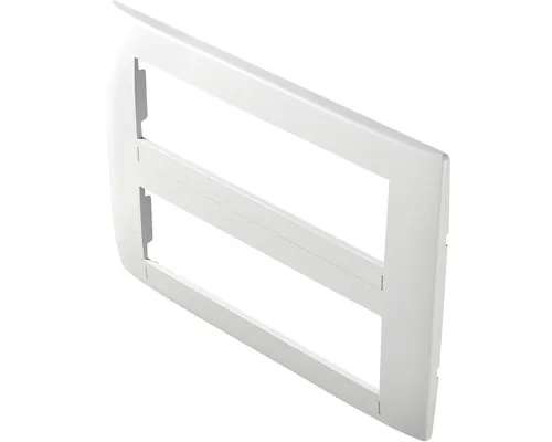 Ramă aparataje TEM Soft 2x7 module, alb buc