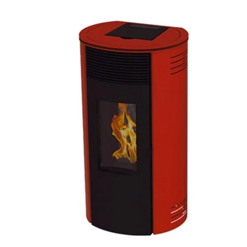 Soba tip semineu pe peleti, Alfa-Plam, CSA Kyra, otel, 7.5 kW