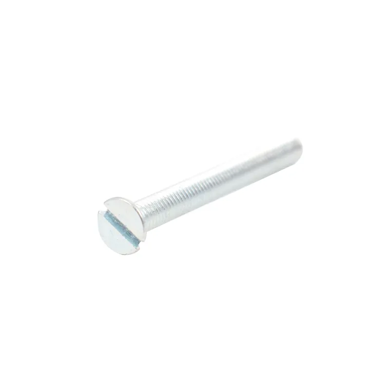 Surub cu cap inecat crestat, otel, zincat alb, M6 x 20 mm buc