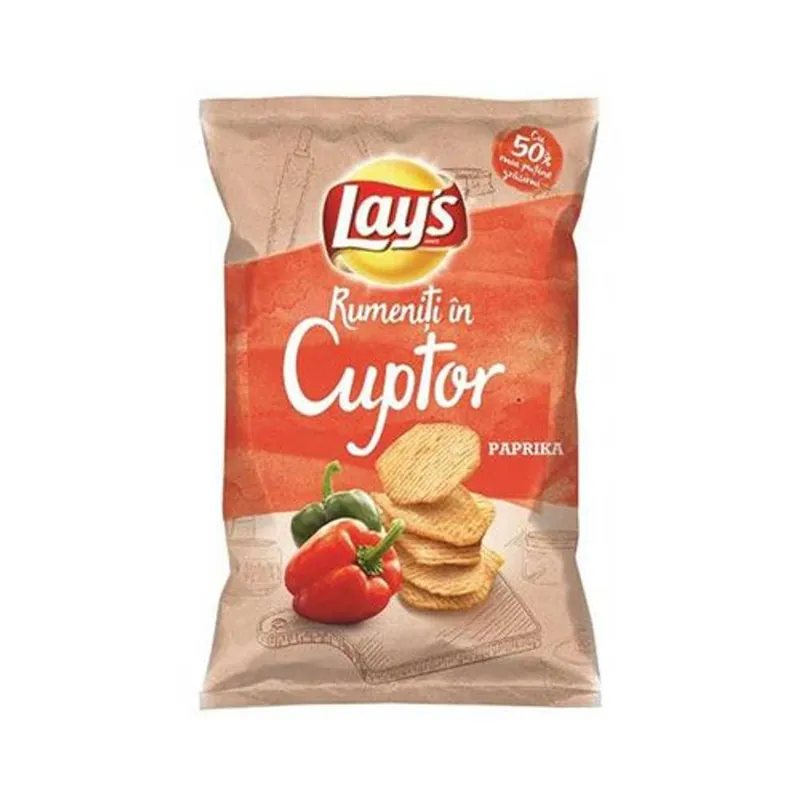 Lays Chips Rumeniti Cuptor Paprika 105g