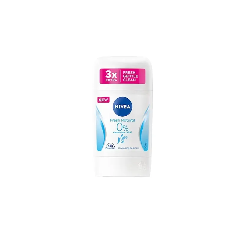 Nivea Deodorant Stick Femei Fresh Alu 0% Natural 50ml