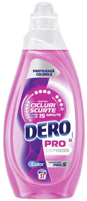 DERO Pro Express Color Deterg Lichid Pt Rufe 37spalari 1480ml