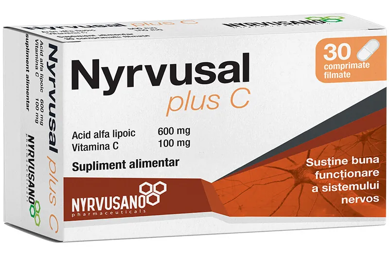 NYRVUSAL PLUS C 30 COMPRIMATE FILMATE