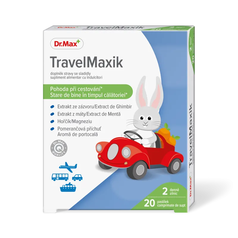 Dr. Max TravelMaxik, 20 comprimate de supt
