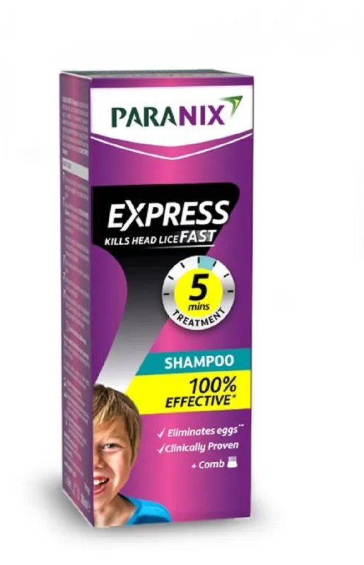 PARANIX SAMPON EXPRESS 200ML CU PIEPTENE INCLUS
