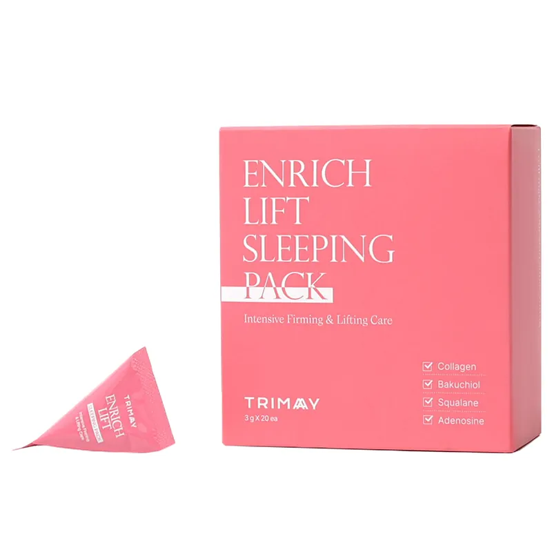 Set masti de noapte pentru lifting Enrich Lift Sleeping Pack, 20 bucati x 3 g, Trimay