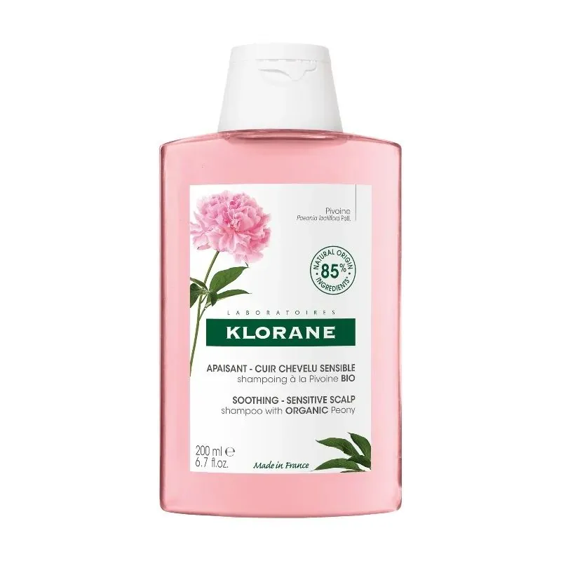 Sampon cu extract de Bujor Bio, 200 ml, Klorane