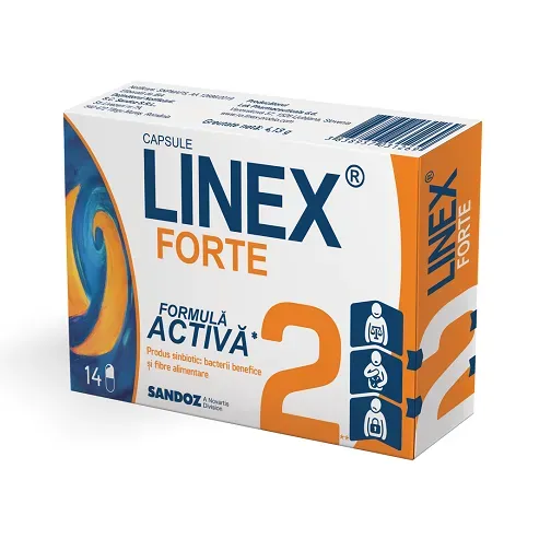 Linex forte, 14 capsule, Sandoz