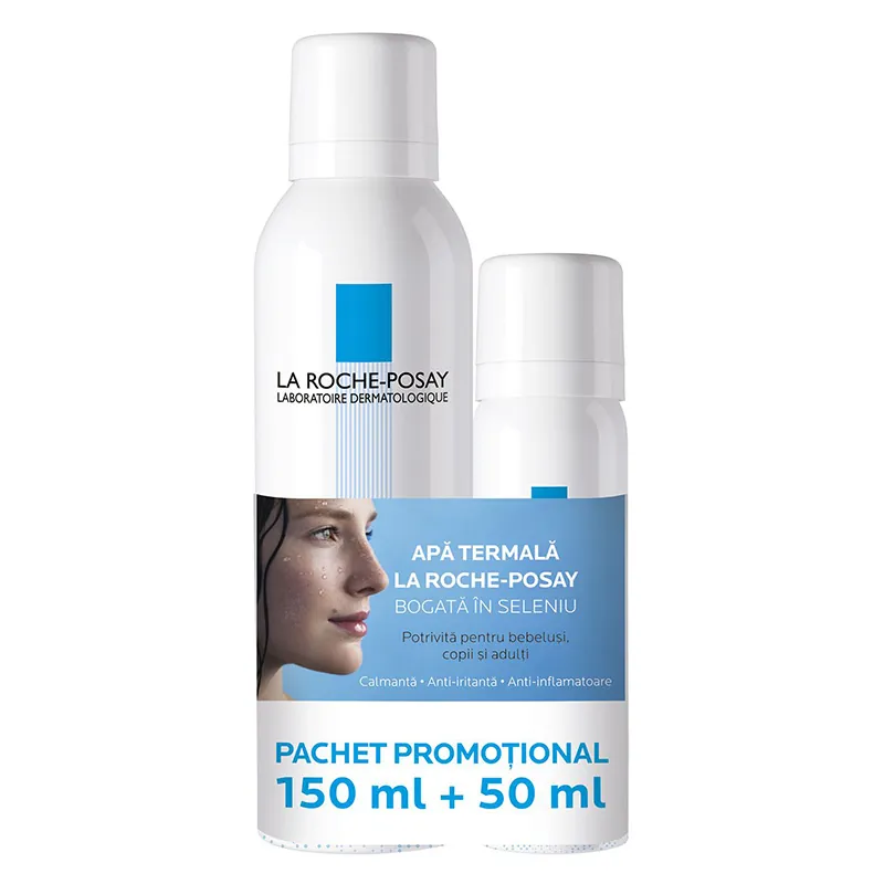 Pachet Spray apa termala, 150 ml + 50 ml, La Roche-Posay