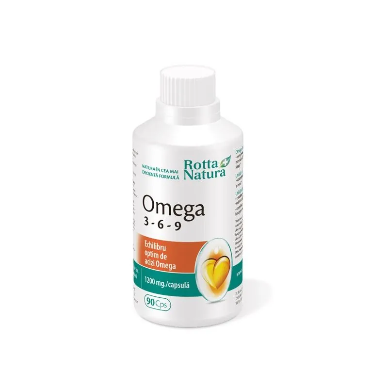Omega 3 - 6 - 9, 90 capsule, Rotta Natura