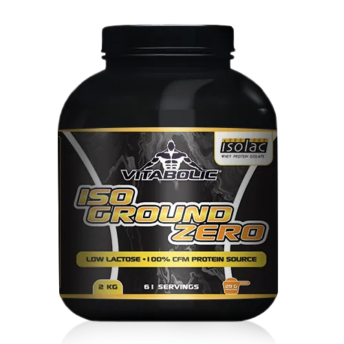 ISO Ground Zero CFM cu aroma White Choco Rasberry, 2kg, Vitabolic