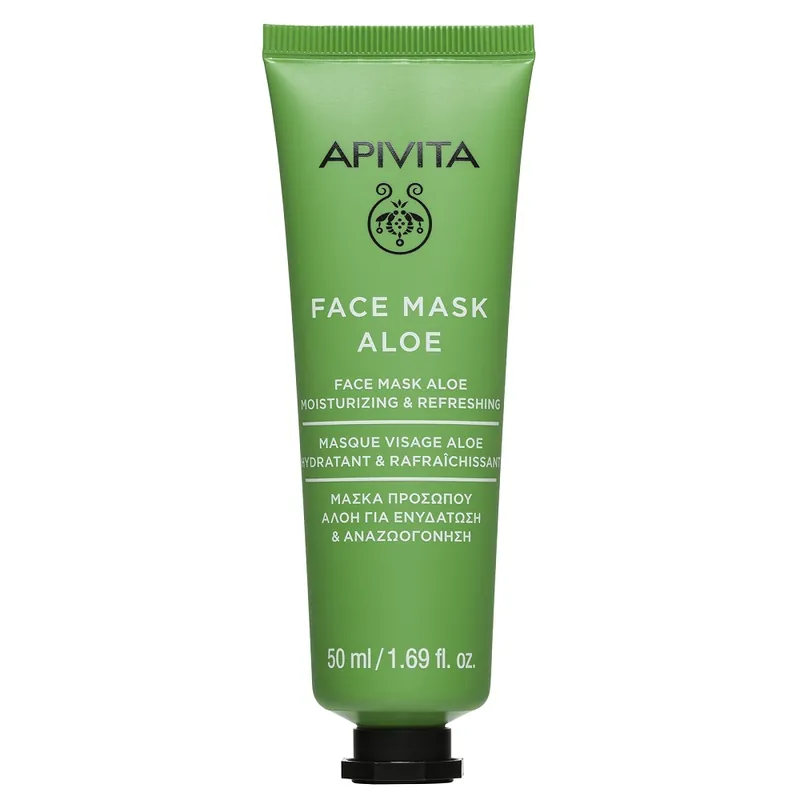 Masca hidratanta cu extract de aloe, 50 ml, Apivita