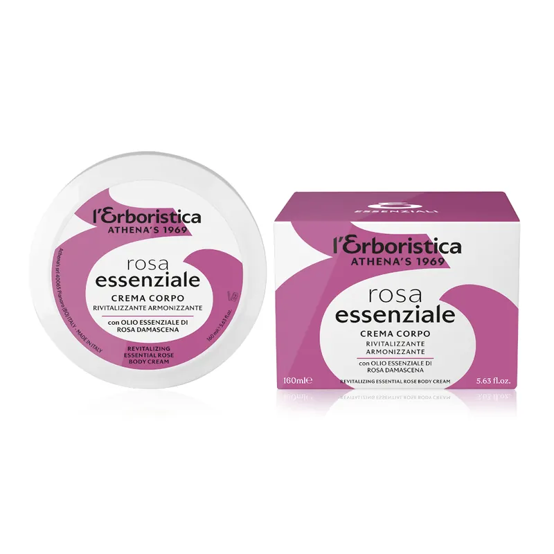 Crema de corp cu ulei de trandafir Rosa Damascena, 160 ml, L'Erboristica