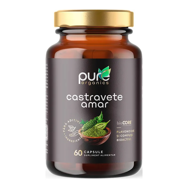 Castravete amar, 60 capsule, Pure Organics