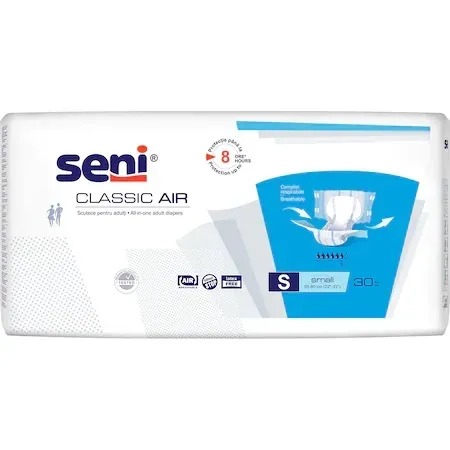 Scutece adulti Classic Air, Small, 30 bucati, Seni
