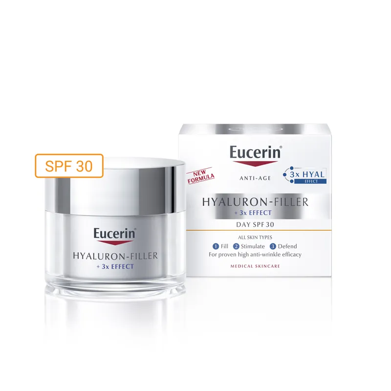 Crema de zi SPF30 Hyaluron Filler, 50 ml, Eucerin