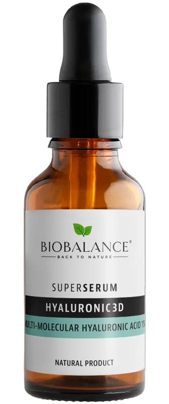 Ser de fata cu acid hialuronic multi-molecular 1% Hyaluronic 3D, 30ml, Bio Balance