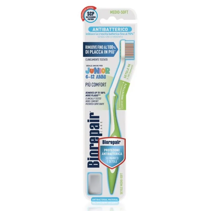 Periuta pentru dinti sensibili 6-12 ani Biorepair Junior, 1 bucata, Coswell