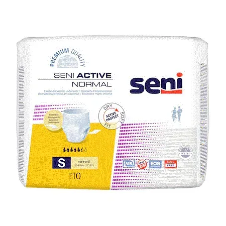 Chilot elastic absorbant Active Pull Up Normal Small Seni, 10 bucati